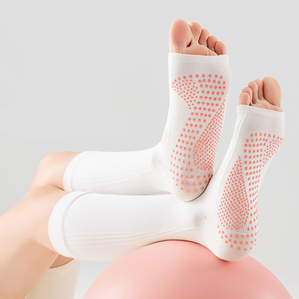 ถุงเท้าโยคะแบบเปิดปลายเท้าสำหร - Pilates & Yoga Vida บทวิจารณ์และราคา