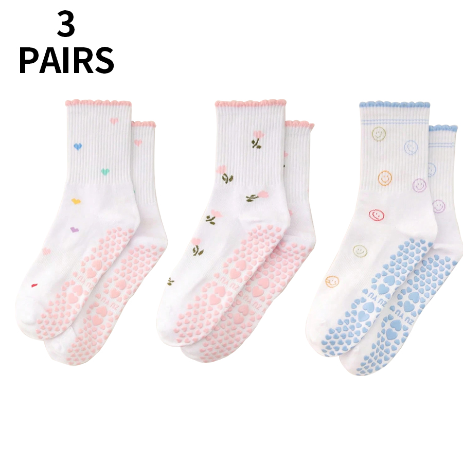 1/2/3/4/คู่ถุงเท้าพิลาทิสสำหรั - Medias Para Pilates Y Yoga บทวิจารณ์และราคา