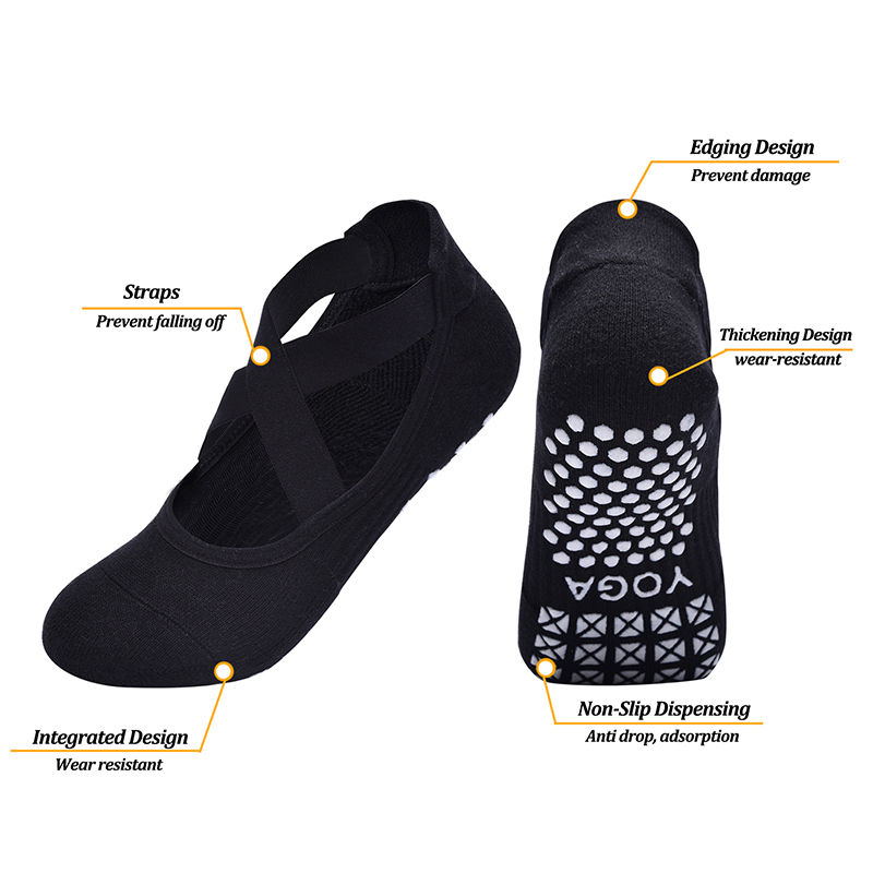 ถุงเท้าโยคะกันลื่นสำหรับผู้หญิ - Medias Para Pilates Y Yoga บทวิจารณ์และราคา