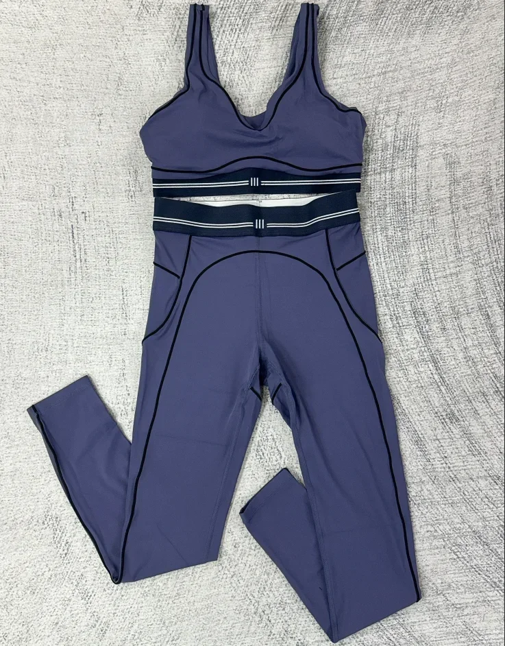 ชุดออกกำลังกายสองชิ้น เสื้อกล้ - Pilate Yoga Workout บทวิจารณ์และราคา