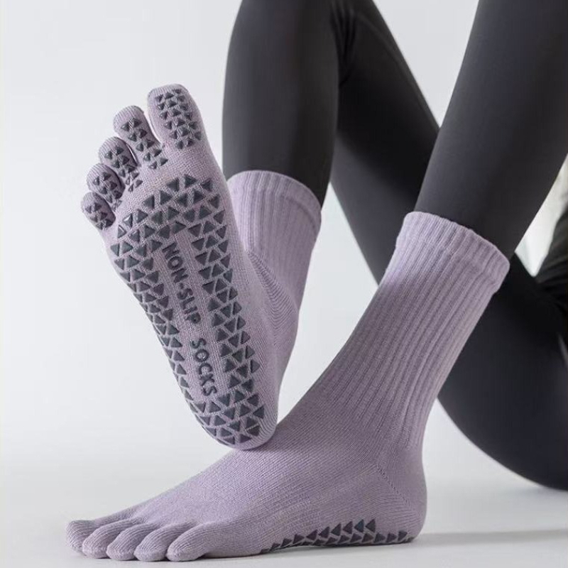 ถุงเท้าโยคะห้านิ้วแบบยูนิเซ็กส - Medias Para Pilates Y Yoga บทวิจารณ์และราคา