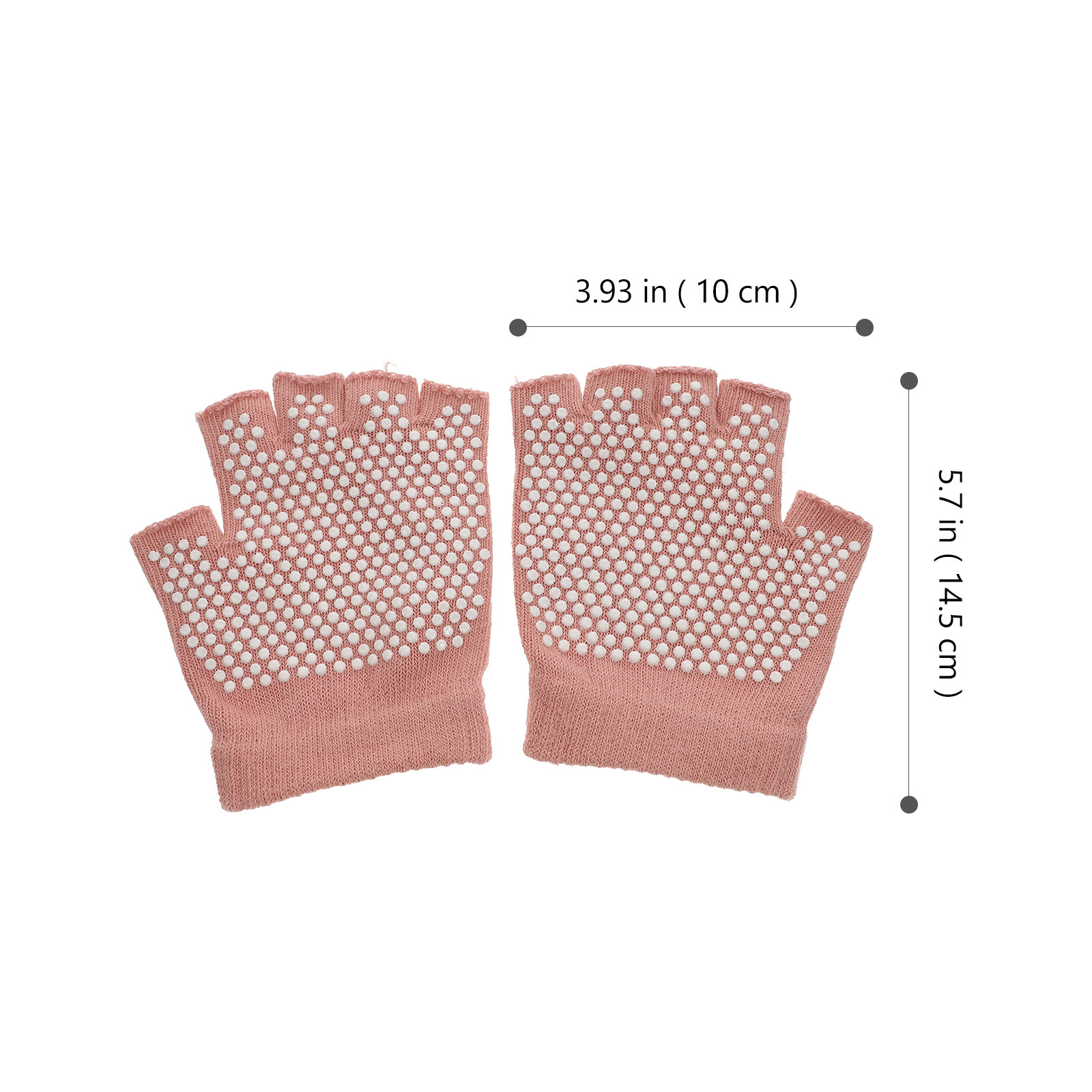 ถุงมือโยคะกันลื่นแบบครึ่งนิ้ว  - Pilates Yoga One บทวิจารณ์และราคา