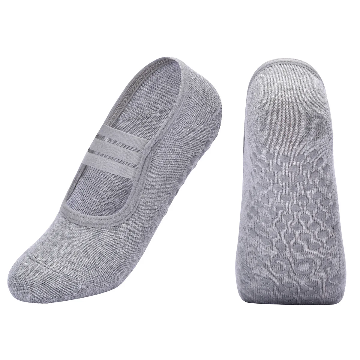 ซิลิโคนลื่นถุงเท้าโยคะผู้หญิงP - Medias Para Pilates Y Yoga บทวิจารณ์และราคา