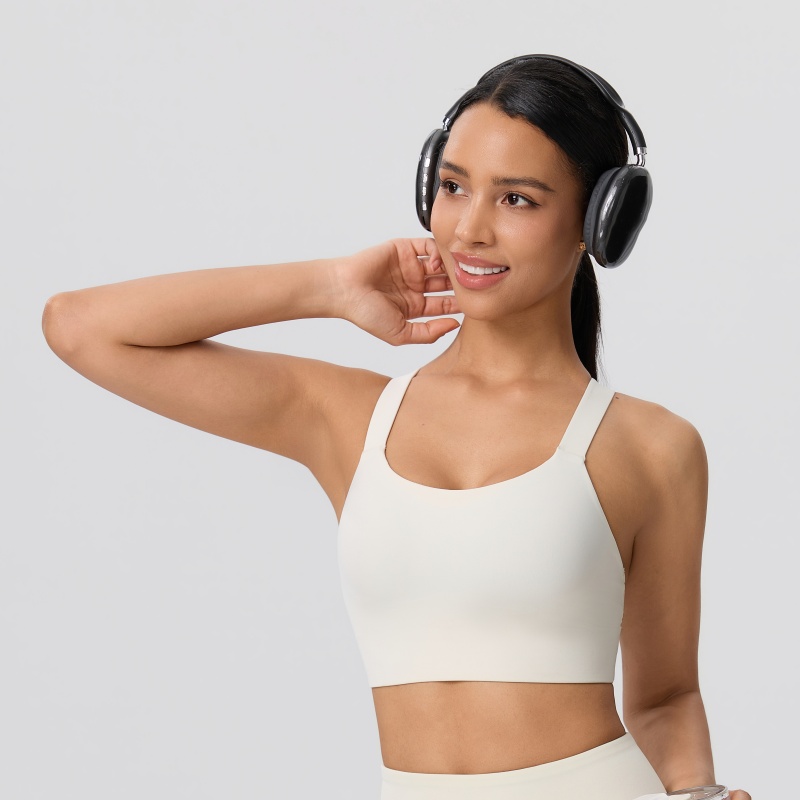 สปอร์ตบราสีพื้น ดีไซน์ไขว้หลัง - Pilates Yoga One บทวิจารณ์และราคา
