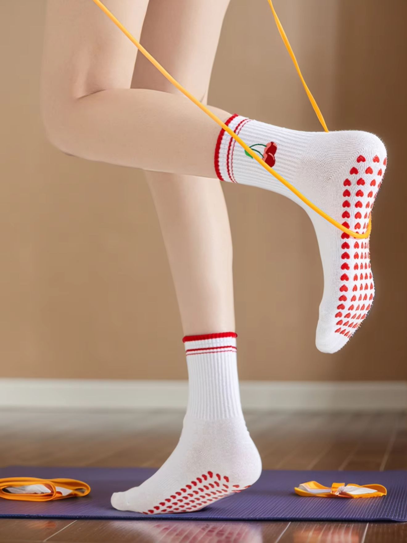 1 คู่ถุงเท้าโยคะมืออาชีพสำหรับ - Pilates & Yoga Vida บทวิจารณ์และราคา